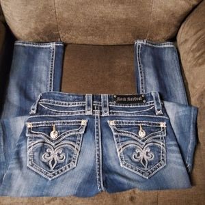 Rock Revival Dark Blue Boot Cut Jeans